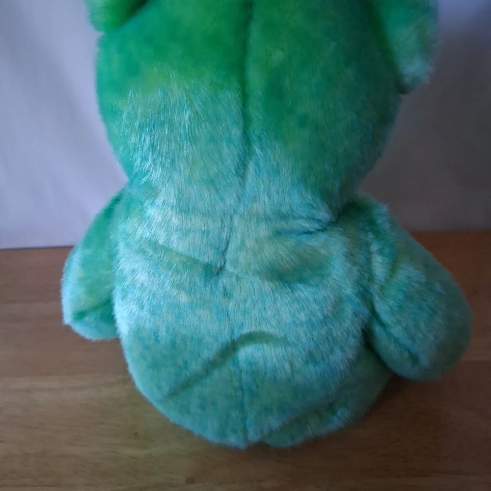 Green Plush Teddy Bear By TY - Picture 5 of 6